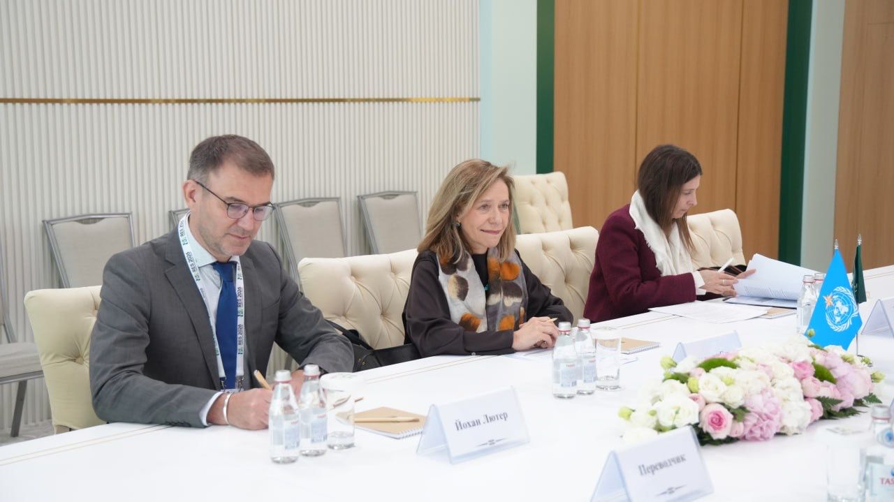 WMO Secretary General Celeste Saulo met with Minister of Ecology Yerlan Nysanbayev